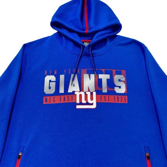 New York Giants NFL Team Apparel Hoodie Size L Men’s - Picture 2 of 11